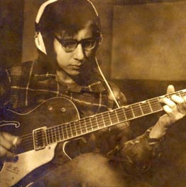 Danny Teplin at The Messengers' Studio.